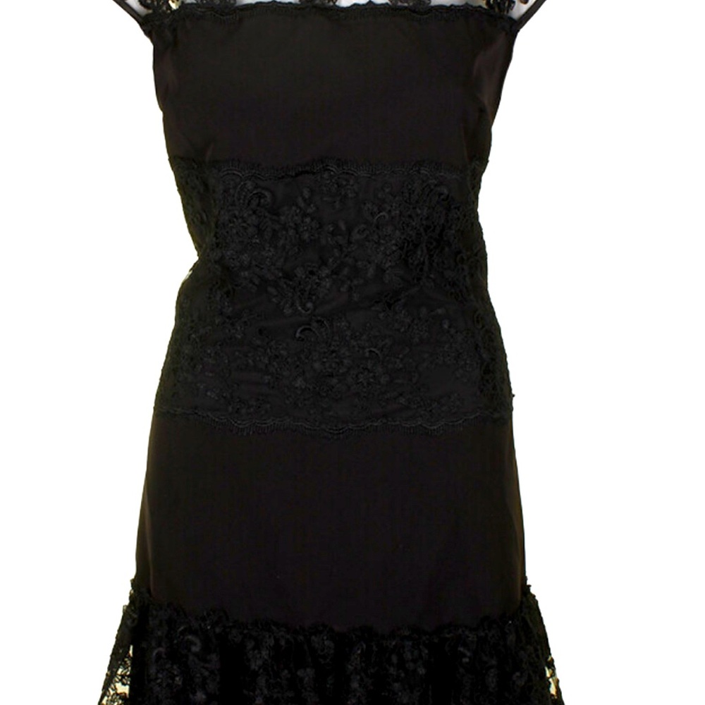NWOT MSK Black Sheath Dress Sleeveless Size 10 - Picture 4 of 6